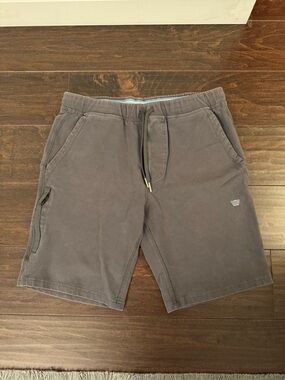 Mack Weldon Men's Gray Casual Drawstring Shorts sz S fits XS fitted gray good